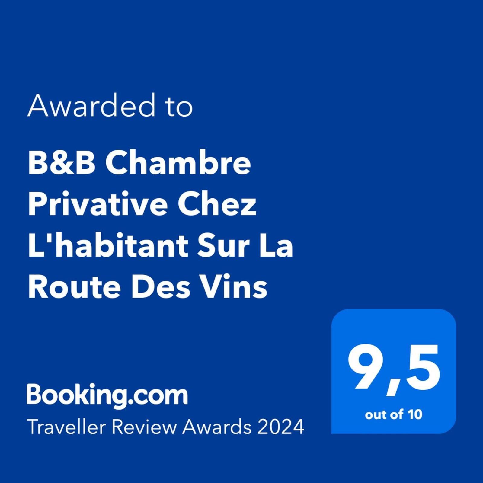 B&B Chez L'Habitant Chambre Privative Sur La Route Des Vins Tv Parking Box Velo Issenheim Bagian luar foto