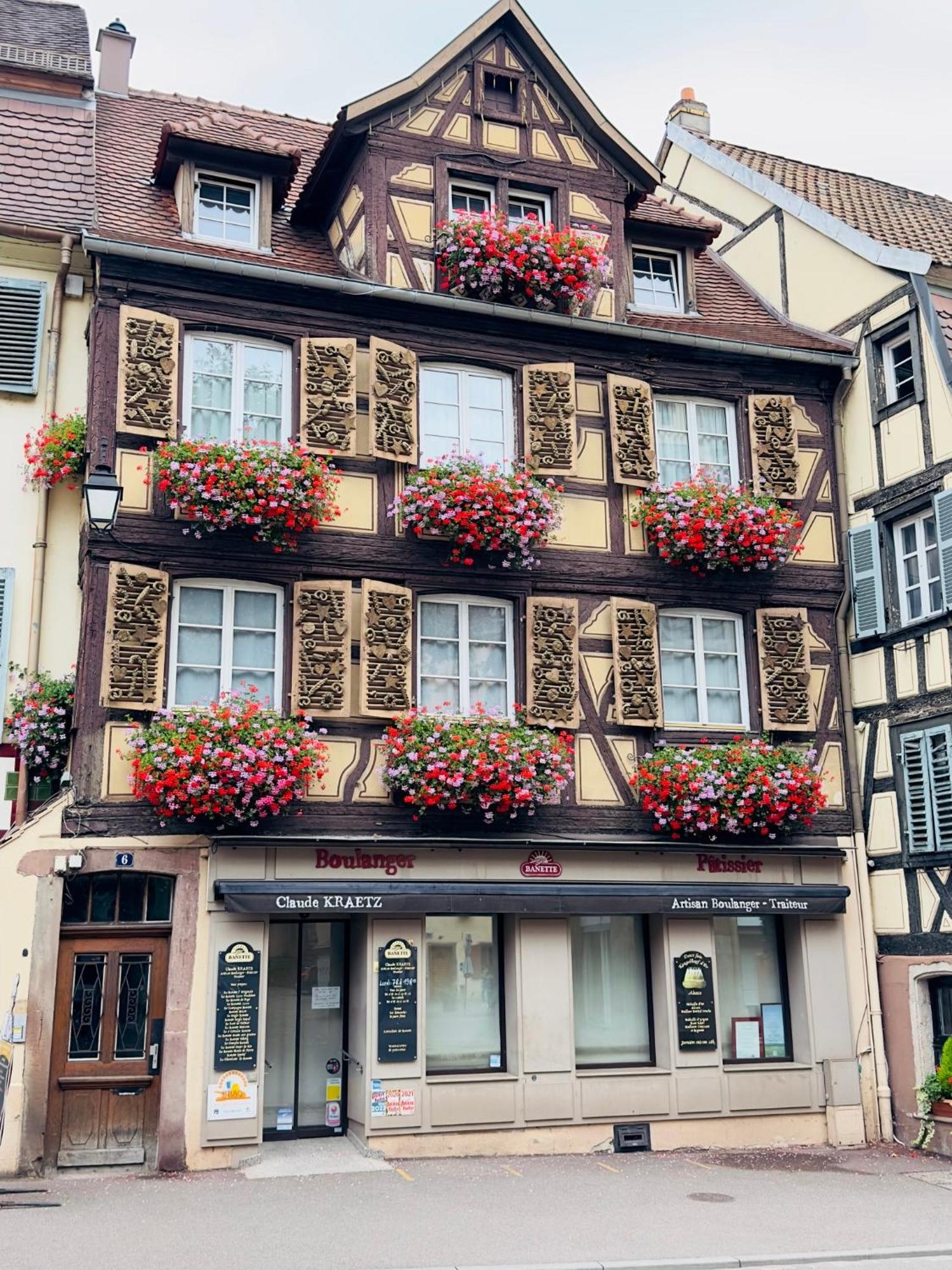 B&B Chez L'Habitant Chambre Privative Sur La Route Des Vins Tv Parking Box Velo Issenheim Bagian luar foto